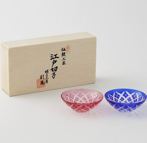 Edo Kiriko (Flat cup)